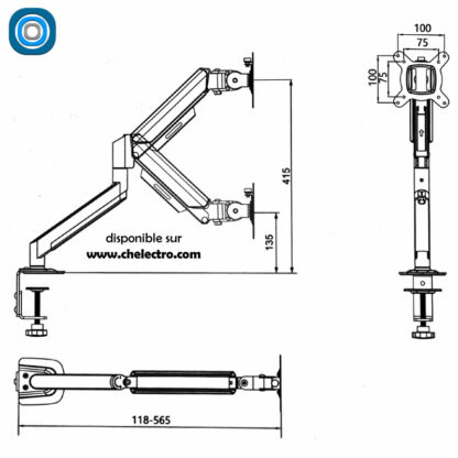 Bras articulé moniteur – Image 4