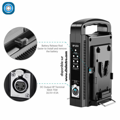 Double chargeur V Mount / V Lock – Image 4