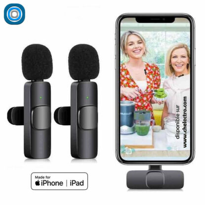 Double micro cravate iPhone K9