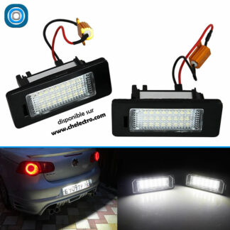 Eclairage LED immatriculation