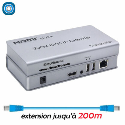 Extension KVM HDMI RJ45 | 200m
