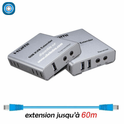 Extension KVM HDMI RJ45 | 60m