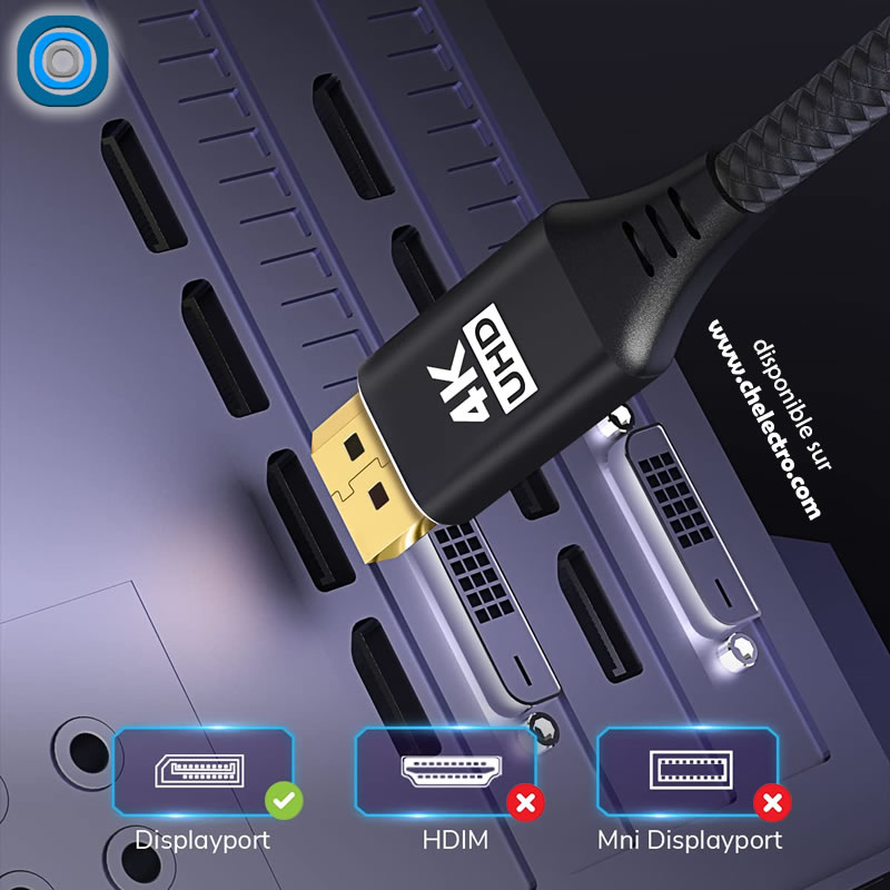 Câble DisplayPort - HDMI | 4K – Image 2