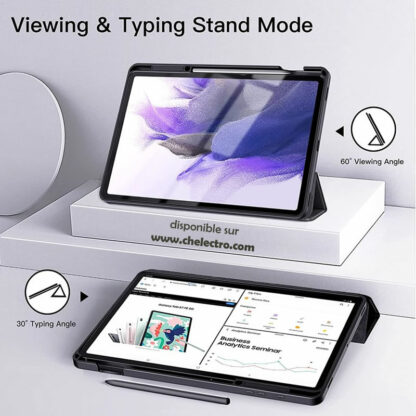 Etui Samsung Tab S7+ / S7FE / S8+ | Black – Image 3