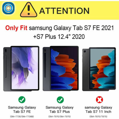 Etui Samsung Tab S7+ / S7FE / S8+ | Black – Image 4