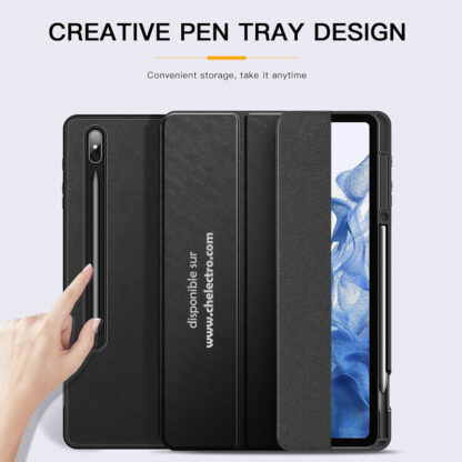 Etui Samsung Tab S7+ / S7FE / S8+ | Ztotop black – Image 3