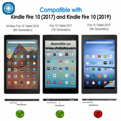 Etui tablette Fire HD 10" | Bleu – Image 4