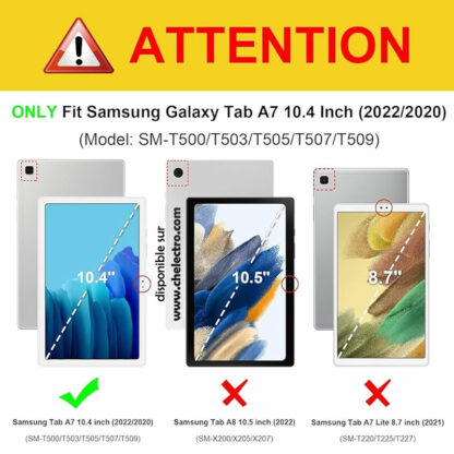 Etui Samsung Tab A7 10.4" | Black – Image 8