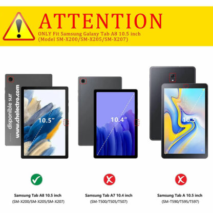 Etui Samsung Tab A8 10.5" | Blue – Image 3