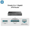 Contrôleur / Routeur - VPN Multi-WAN Omada Gigabit – Image 3