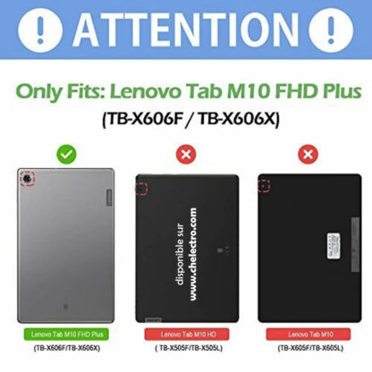 Etui Lenovo Tab M10 FHD Plus | Rouge – Image 5