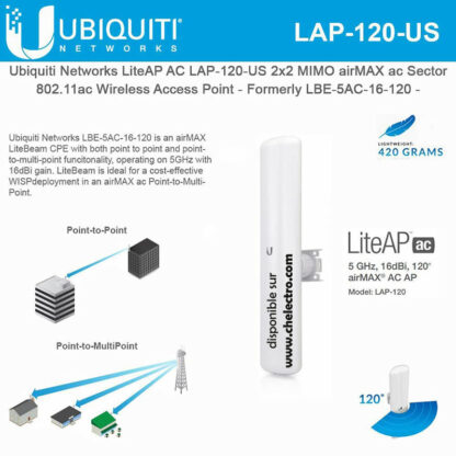 Ubiquiti LITEAP AC LAP-120 – Image 2