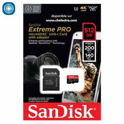 Carte micro SD 512Go EP | SanDisk – Image 2