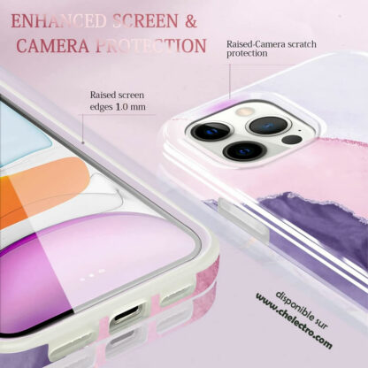 Coque iPhone 13 PRO Max | Purple Glitters – Image 3