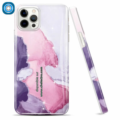 Coque iPhone 13 PRO Max | Purple Glitters