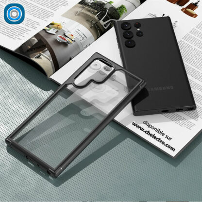 Coque Samsung S22 Ultra | Clear black – Image 2