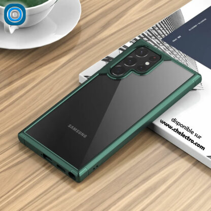 Coque Samsung S22 Ultra | Clear green – Image 4