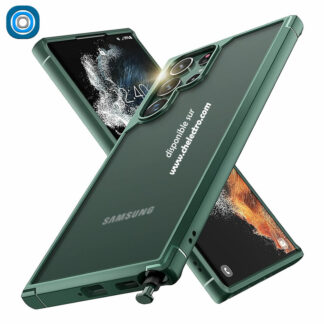 Coque Samsung S22 Ultra | Clear green