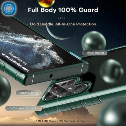 Coque Samsung S22 Ultra | Clear green – Image 5