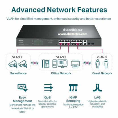 Switch - 16 ports PoE+ – Image 5