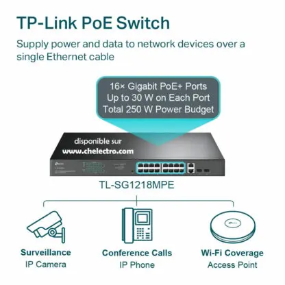 Switch - 16 ports PoE+ – Image 3