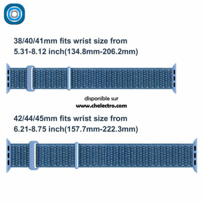 Bracelet Apple Watch | Sky blue – Image 5