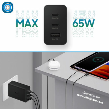 Chargeur Samsung 65 Watts + câble – Image 2