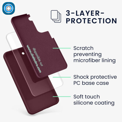 Coque Samsung S22 | Bordeaux – Image 5