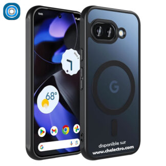 Coque Google Pixel 9a | Noir translucide