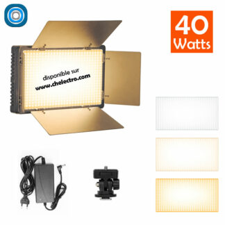 Eclairage LED vidéo 600+