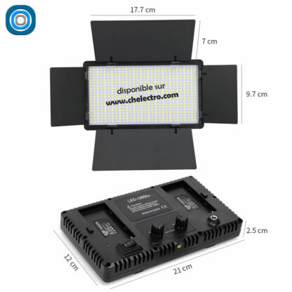 Eclairage LED vidéo 800+ – Image 3