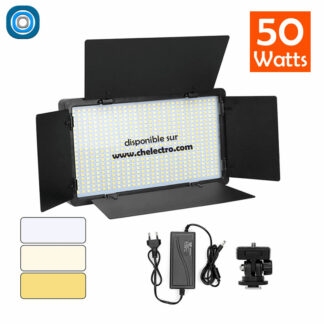Eclairage LED vidéo 800+