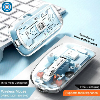 Souris transparente Bluetooth – Image 9