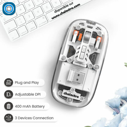 Souris transparente Bluetooth – Image 4
