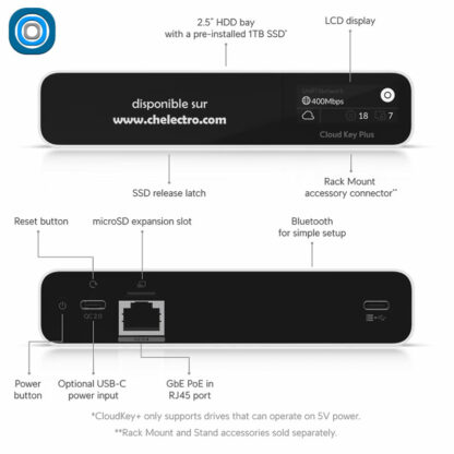Contrôleur - Ubiquiti Unifi CloudKey+ G2 SSD – Image 2