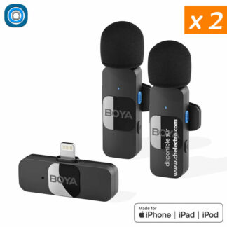 Double micro cravate iPhone iPad