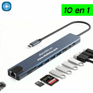 Hub USB-C HDMI | 10 en 1