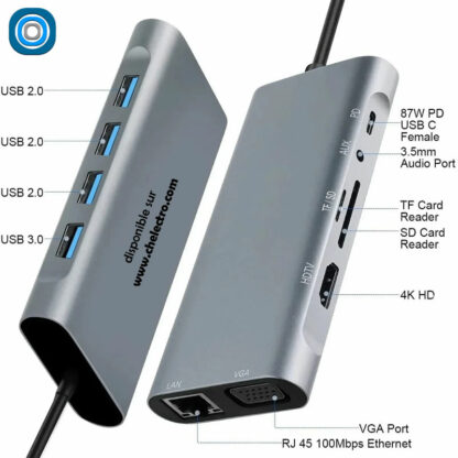 Convertisseur USB-C HDMI | 11 en 1 – Image 2