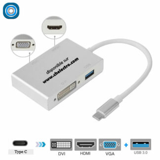 Hub USB-C HDMI | 4 en 1