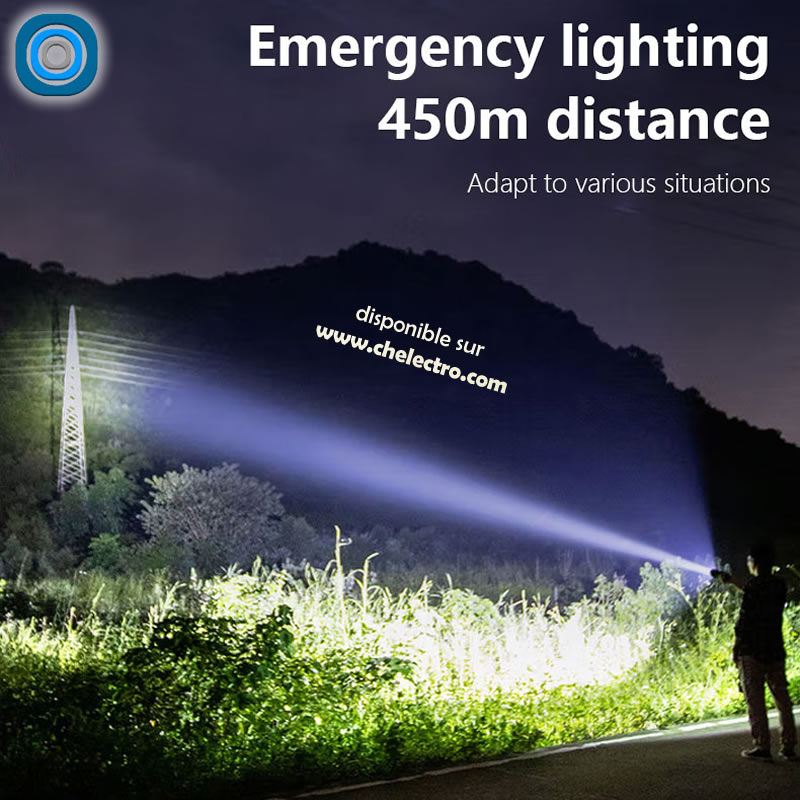 Lampe torche LED Zoom – Image 2