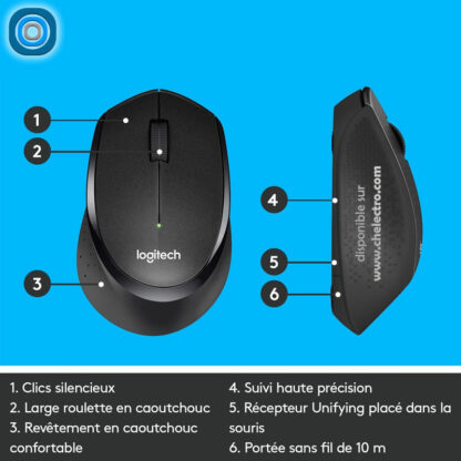 Souris Logitech B330 | Silent+ – Image 4