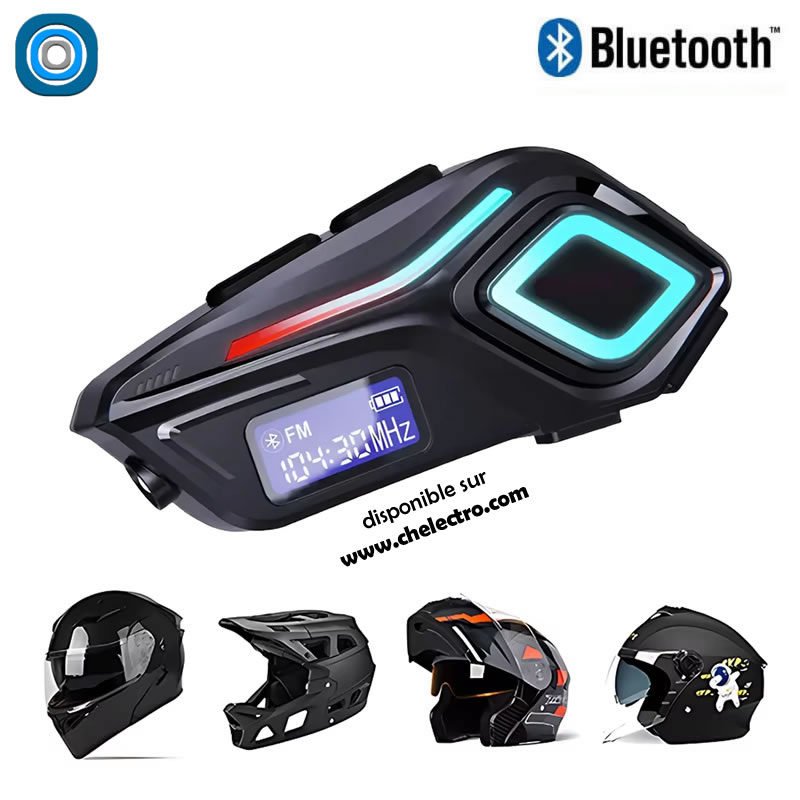 Kit Bluetooth moto scooter
