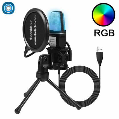 Microphone Gaming RGB