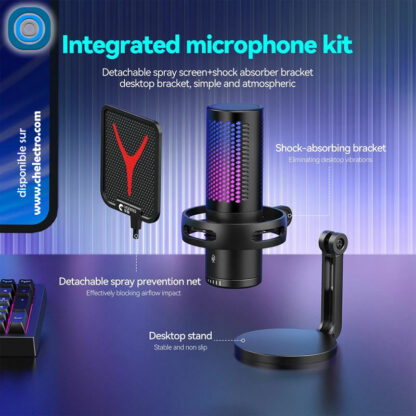 Microphone podcast Gaming RGB – Image 5