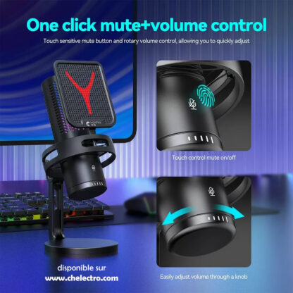 Microphone podcast Gaming RGB – Image 7