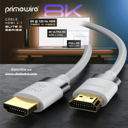 Câble HDMI Premium 8K | 10m – Image 4