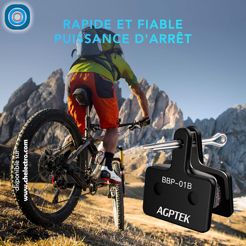 Paire plaquettes frein vélo – Image 6