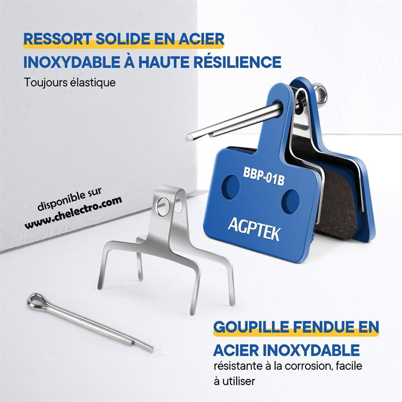 Paire plaquettes frein vélo – Image 4