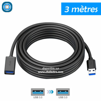 Rallonge USB 3.0 | 3 mètres