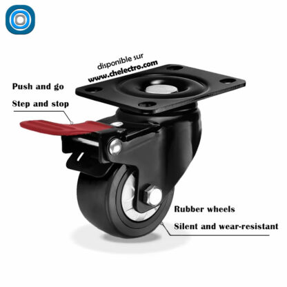 Support écran sur roues 32 à 65" – Image 3